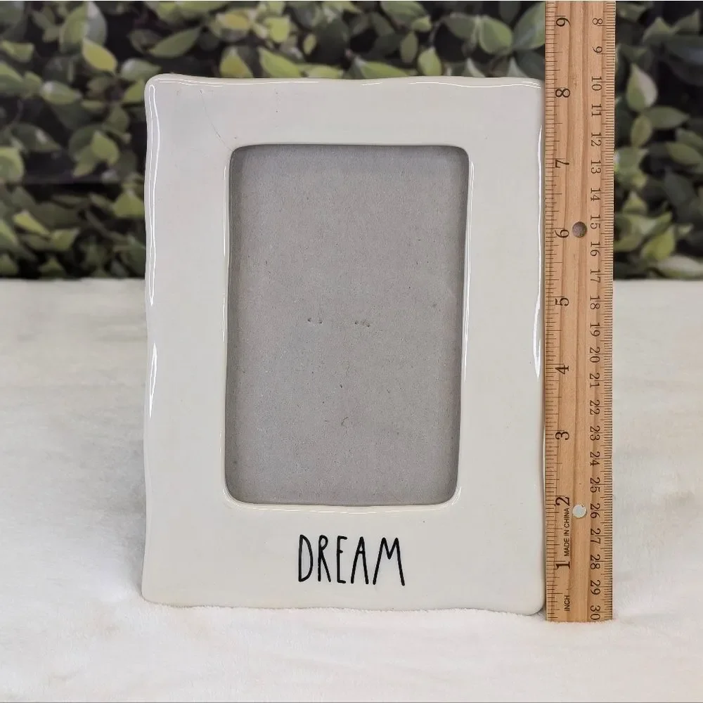 Rae Dunn DREAM Ceramic Photo Frame - 3.5